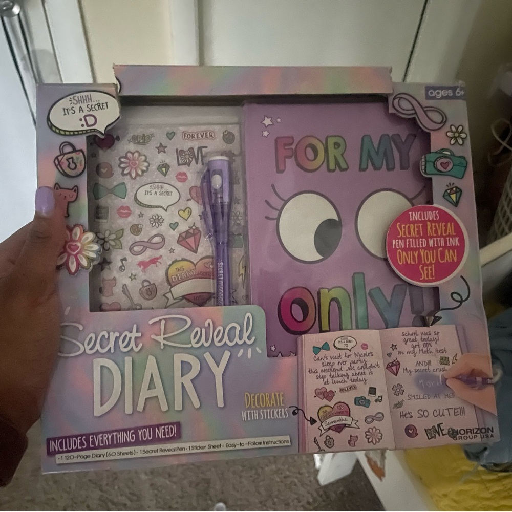 Secret Reveal Diary Set with Stickers